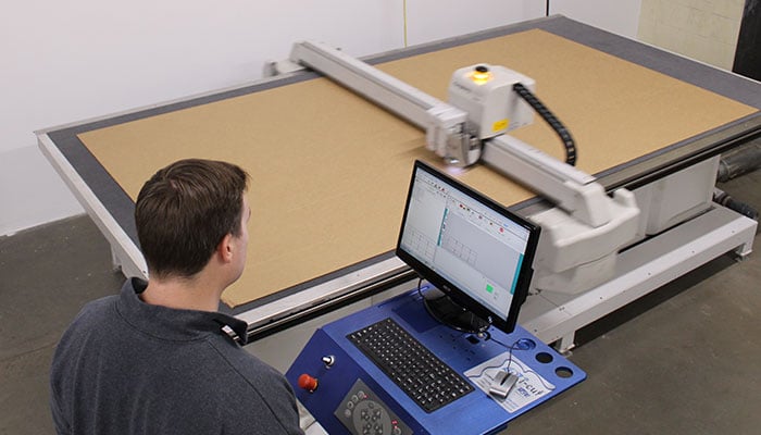Corrugated Design Cutting Table
