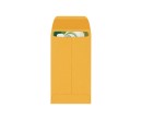 2 1/2 x 4 1/4 inch Kraft Gummed Envelopes